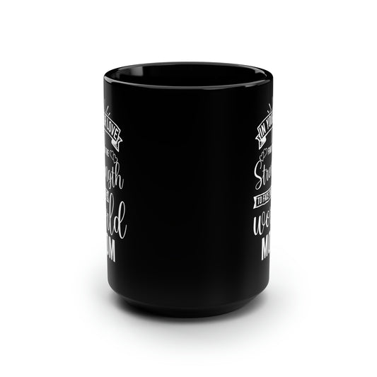 IN your love 15oz Black Mug