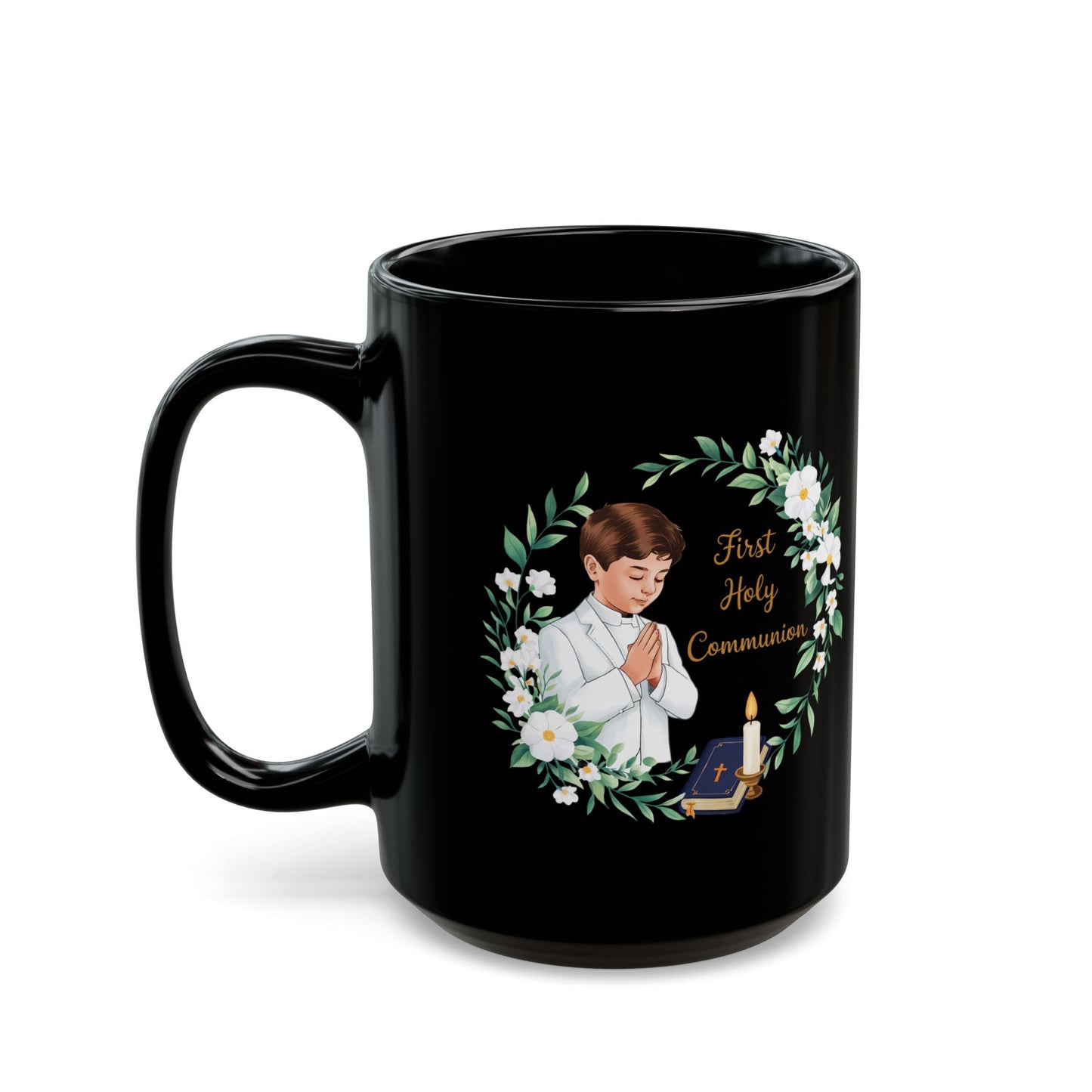 First Holy Communion day  Black Mug (11oz, 15oz)