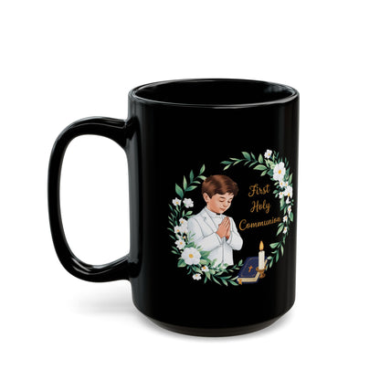 First Holy Communion day  Black Mug (11oz, 15oz)
