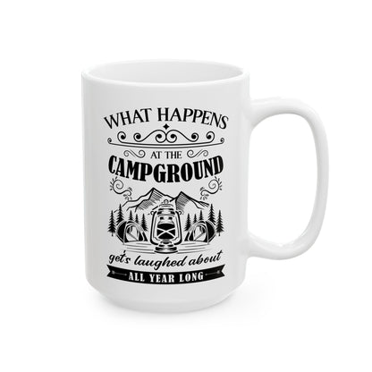 All Year Long Camping Ceramic Mug, (11oz, 15oz)