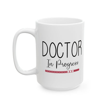 White Ceramic Coffee Cup for Medical Students, Nurses, or Future Doctors – Funny Med School Gift