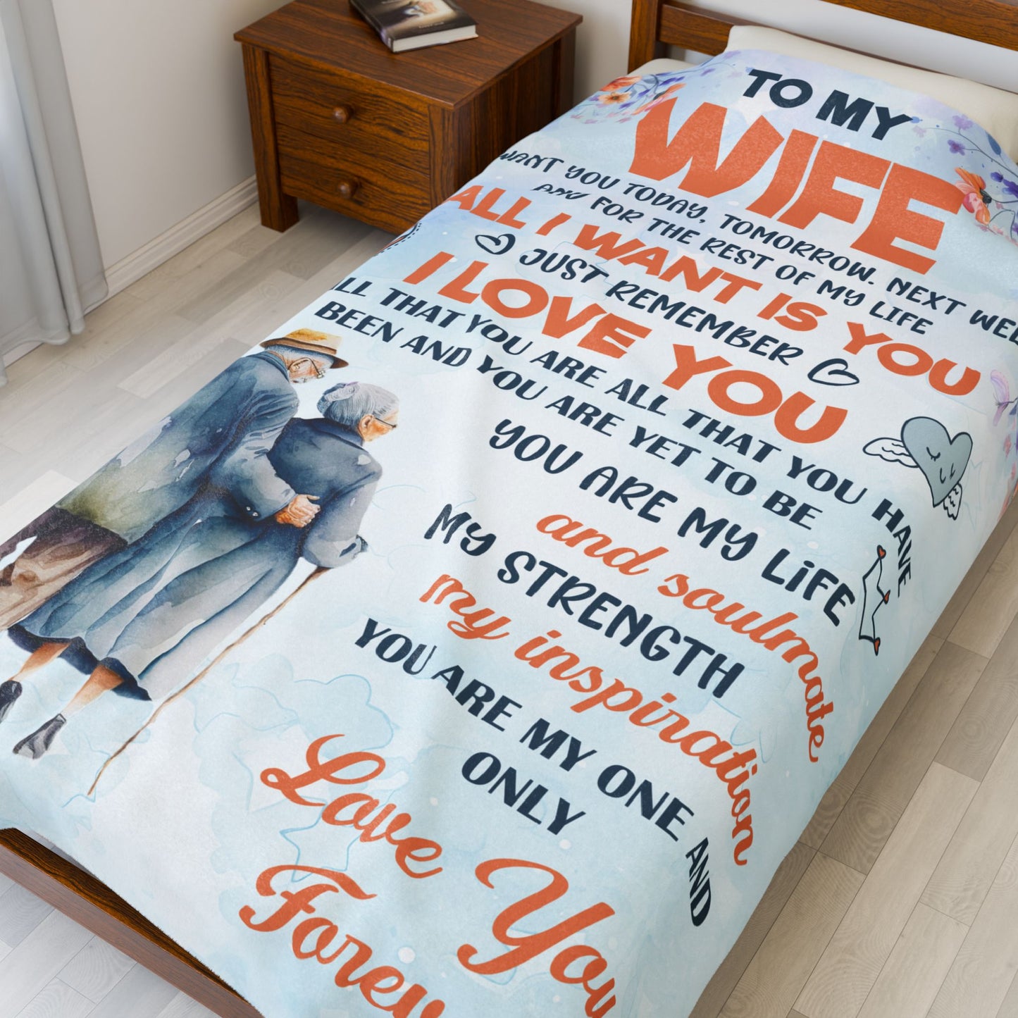 To My Wife Blanket