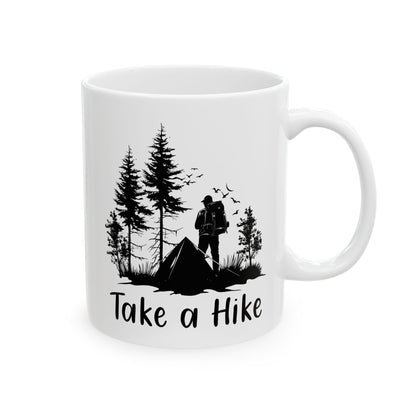 Take a Hike Shirt Ceramic Mug, (11oz, 15oz)