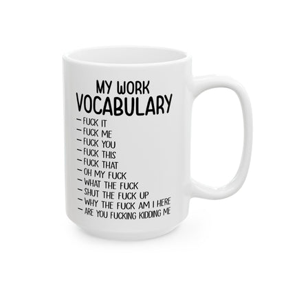 My Work Vocabulary