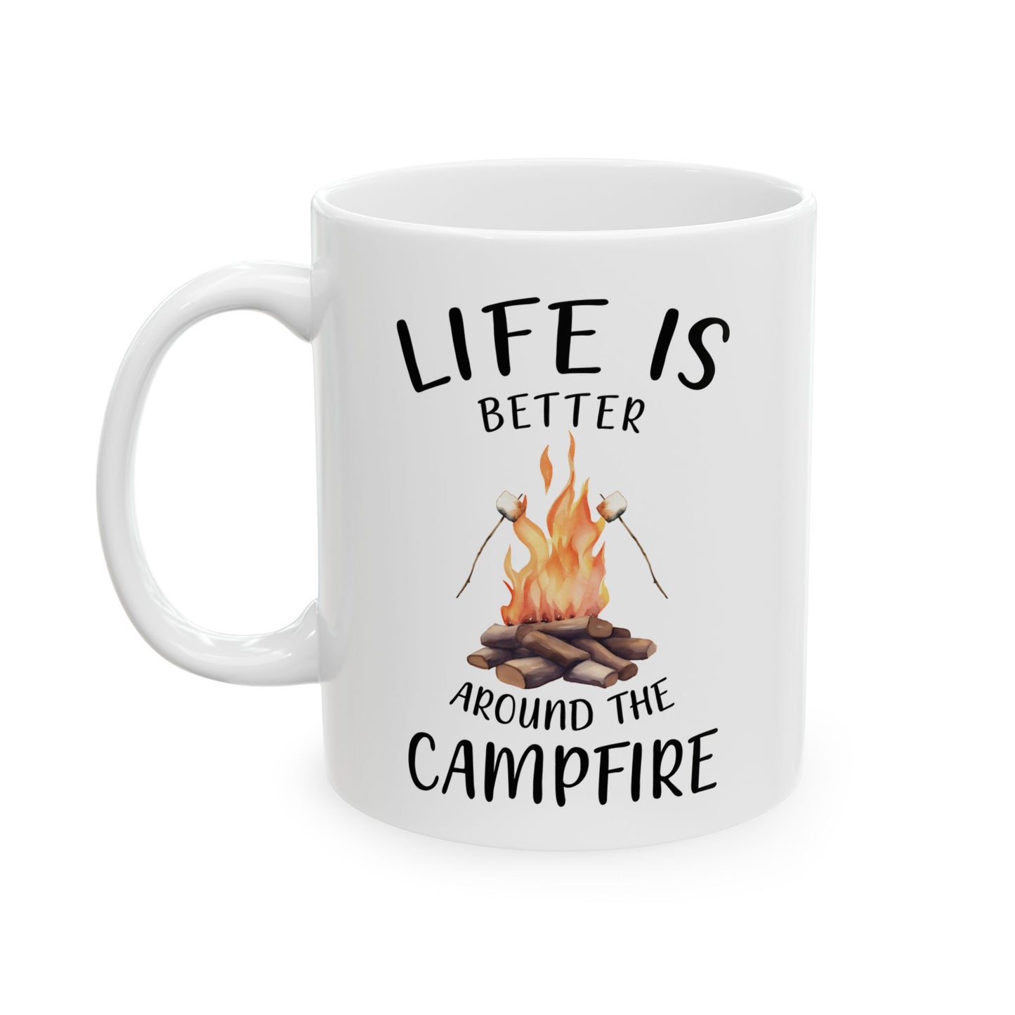 Campfire Fun  Ceramic Mug, (11oz, 15oz)