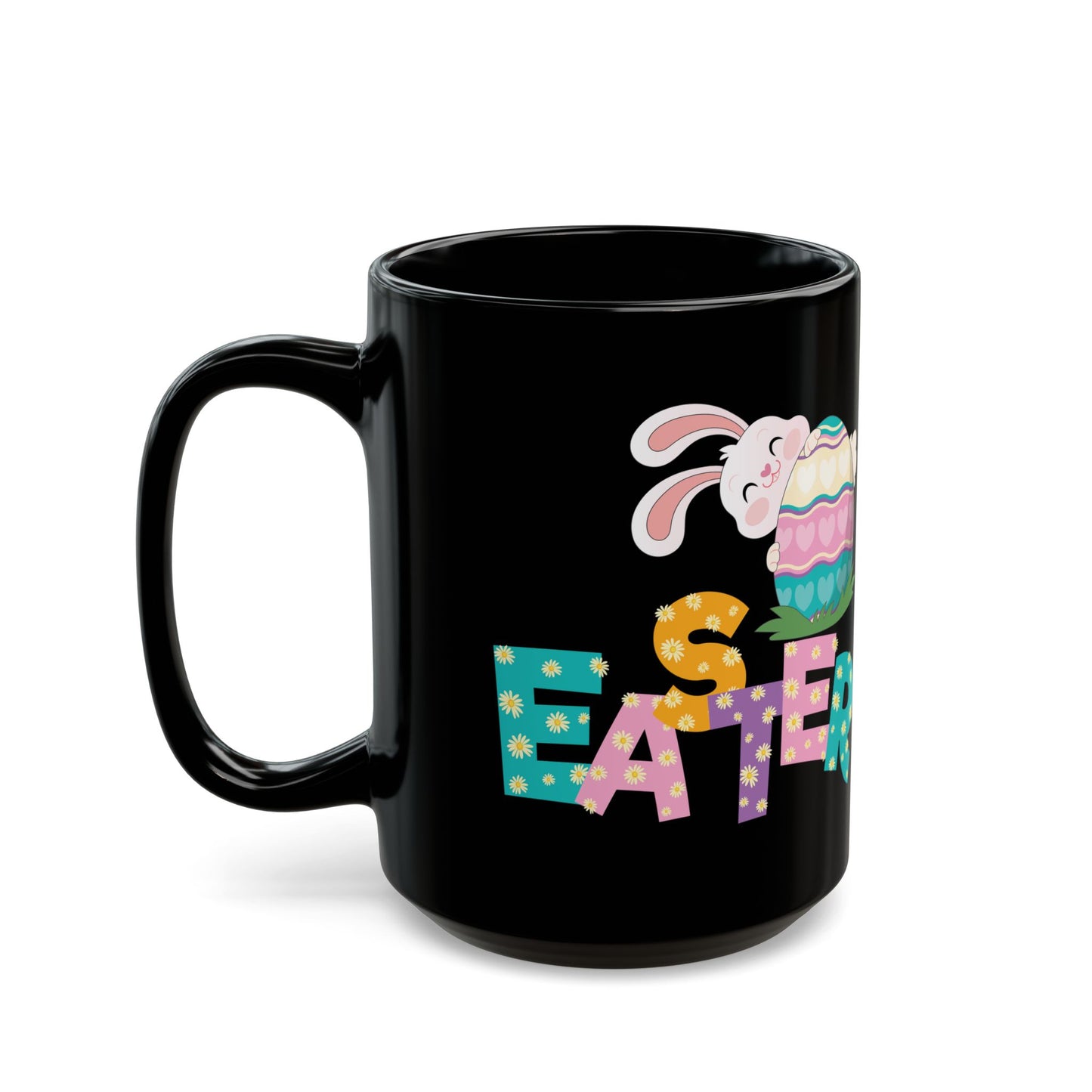 Happy Easter  Black Mug (11oz, 15oz)