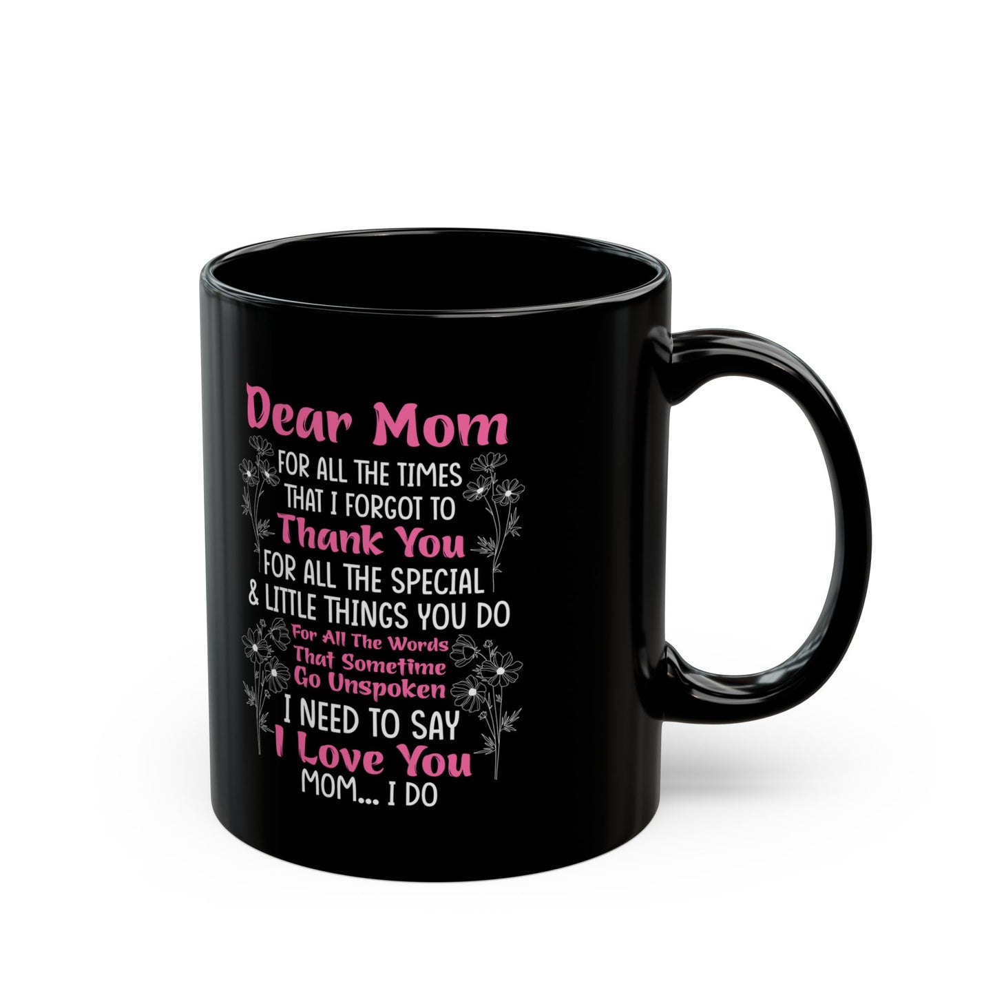 Dear mug  Black Mug (11oz, 15oz)