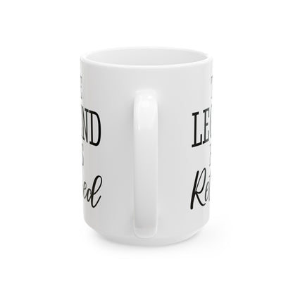 The Legend Has Retired White Mug – Ideal Gift for Retirees