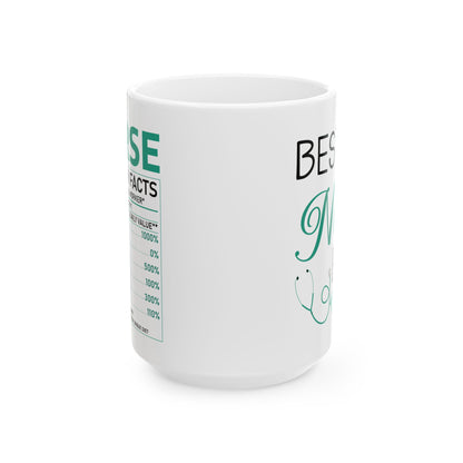 Nurse Nutrition Facts Mug – A Fun and Unique Gift for Nurses