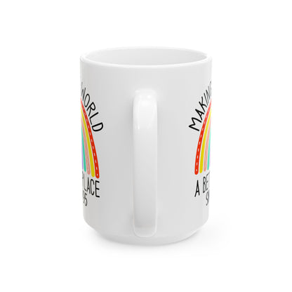 making the world 1995 Ceramic Mug, (11oz, 15oz)