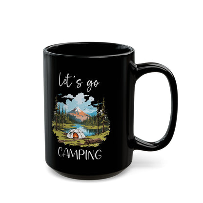 Scenic Camping Adventure Shirt  Ceramic Mug, (11oz, 15oz)