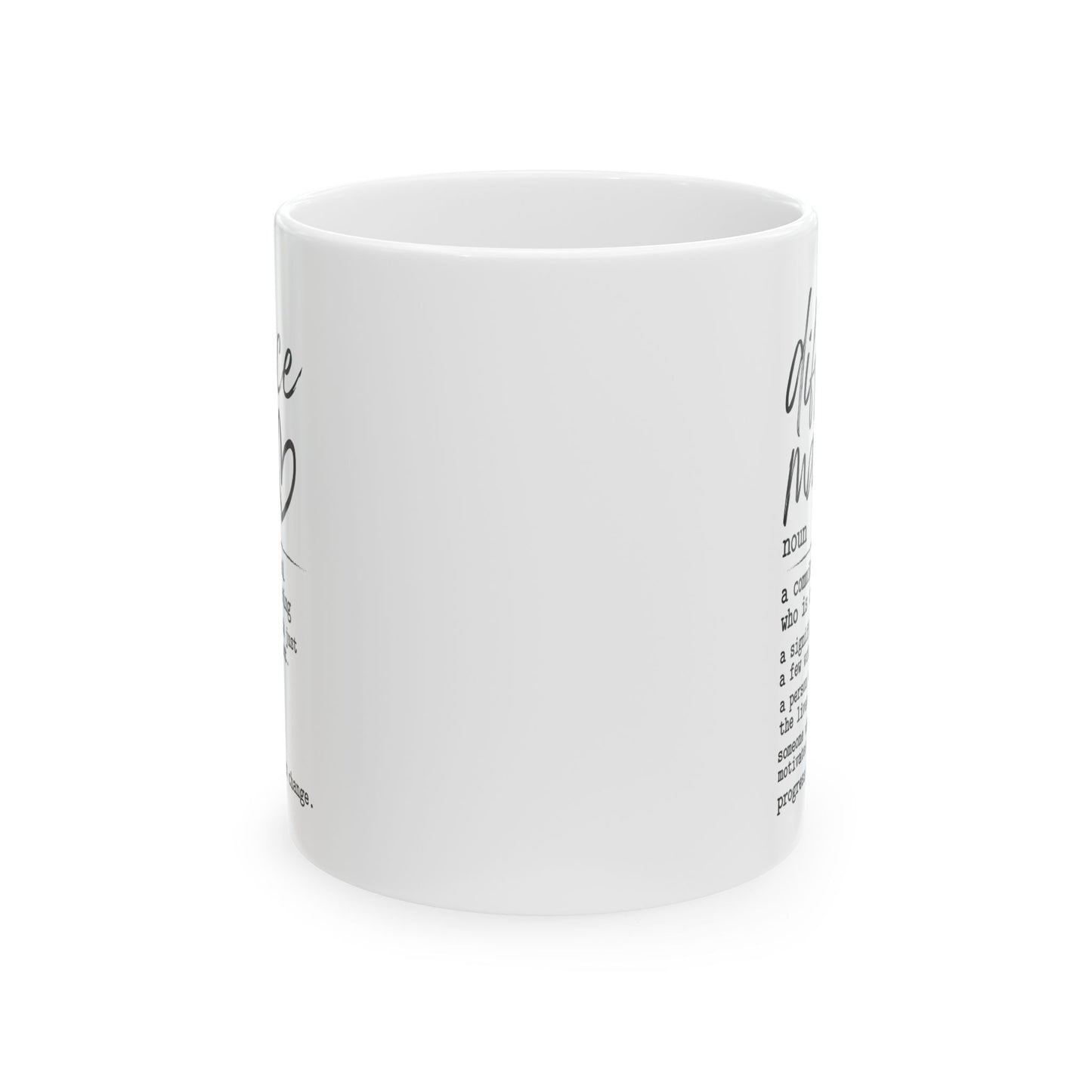 Difference Maker White Mug, (11oz, 15oz)