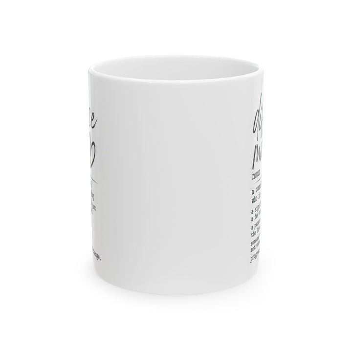 Difference Maker White Mug, (11oz, 15oz)