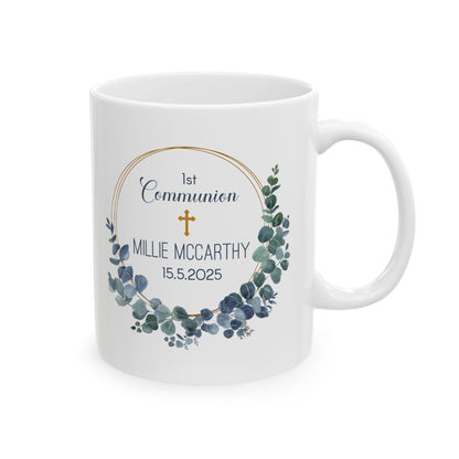 Millie's First Communion Mug – Personalized Gift for Girls 2025