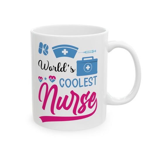 World's COOLEST 11oz & 15oz  White mug