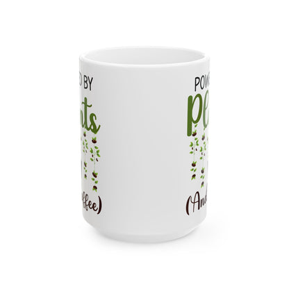 Funny White Coffee Cup for Gardeners & Plant Lovers – Cute Gift Idea for Coffee & Nature Fans