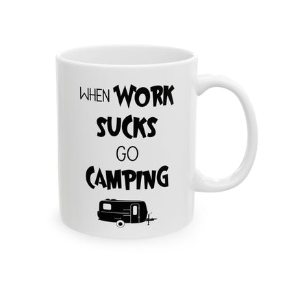 Camping Adventures Ceramic Mug, (11oz, 15oz)