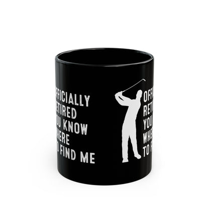 Officially Retired Golf Mug – Perfect Gift for Retirees