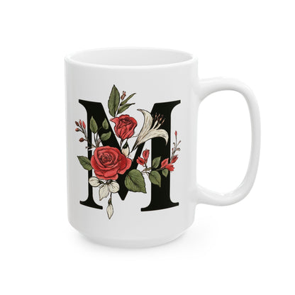 M white Mug, (11oz, 15oz)