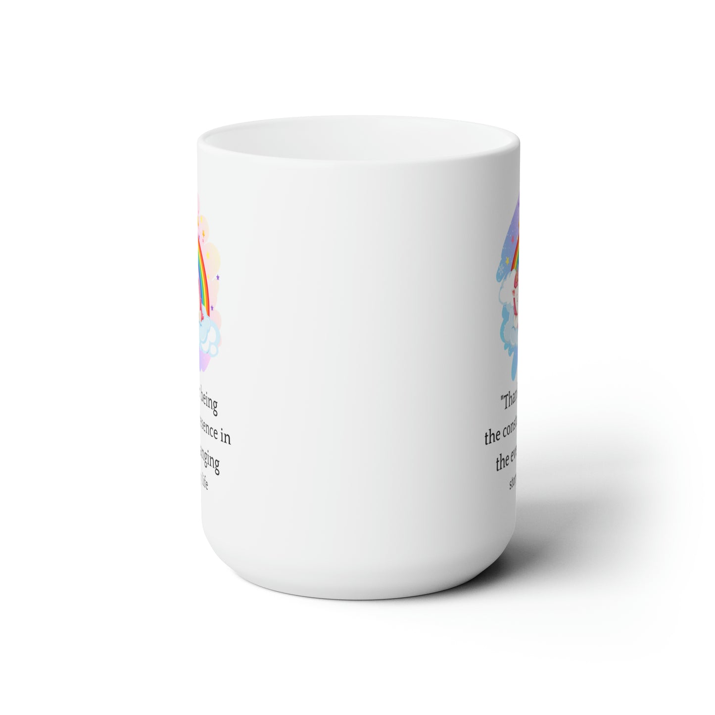 Unicorn and Rainbow Mug – Thank You Gift for Mom