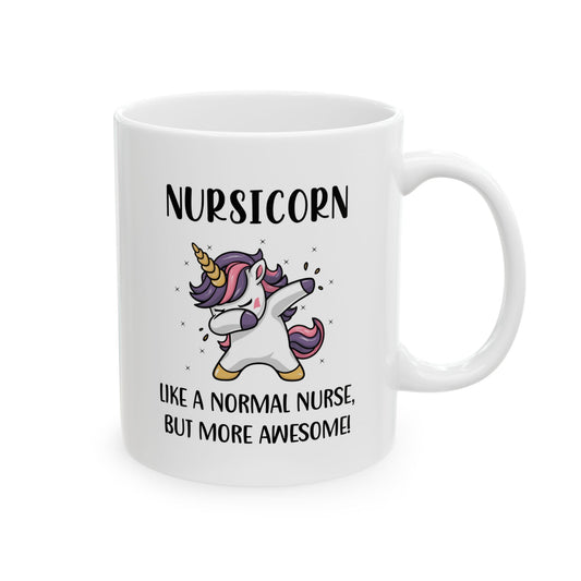 Funny Unicorn Nurse Mug – Cute Gift for Nurse, RN, LPN, Nursing Student