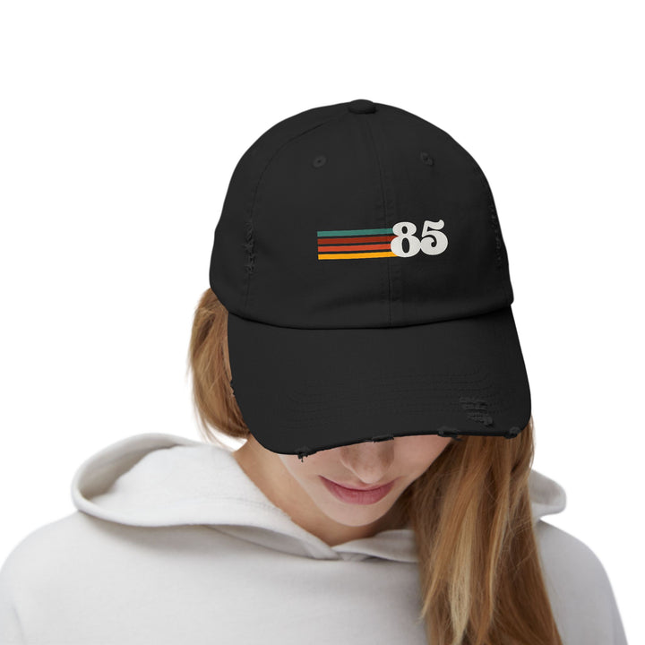 85 40th birthday gift for Men Women Unisex Distressed Cap
