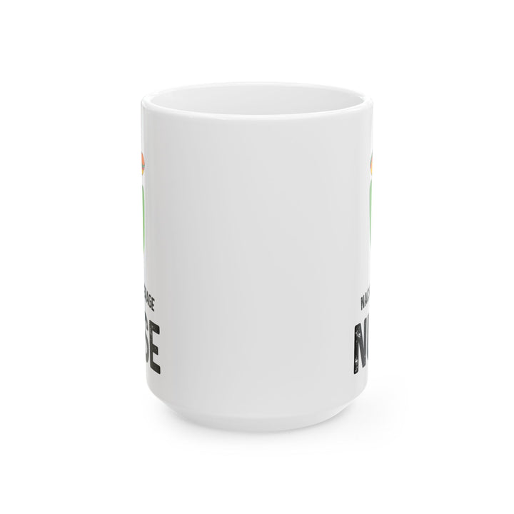Nacho Average Nurse White Mug, (11oz, 15oz)