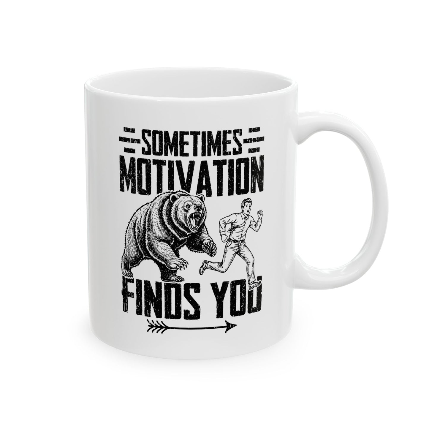 sometimes motivation finds you