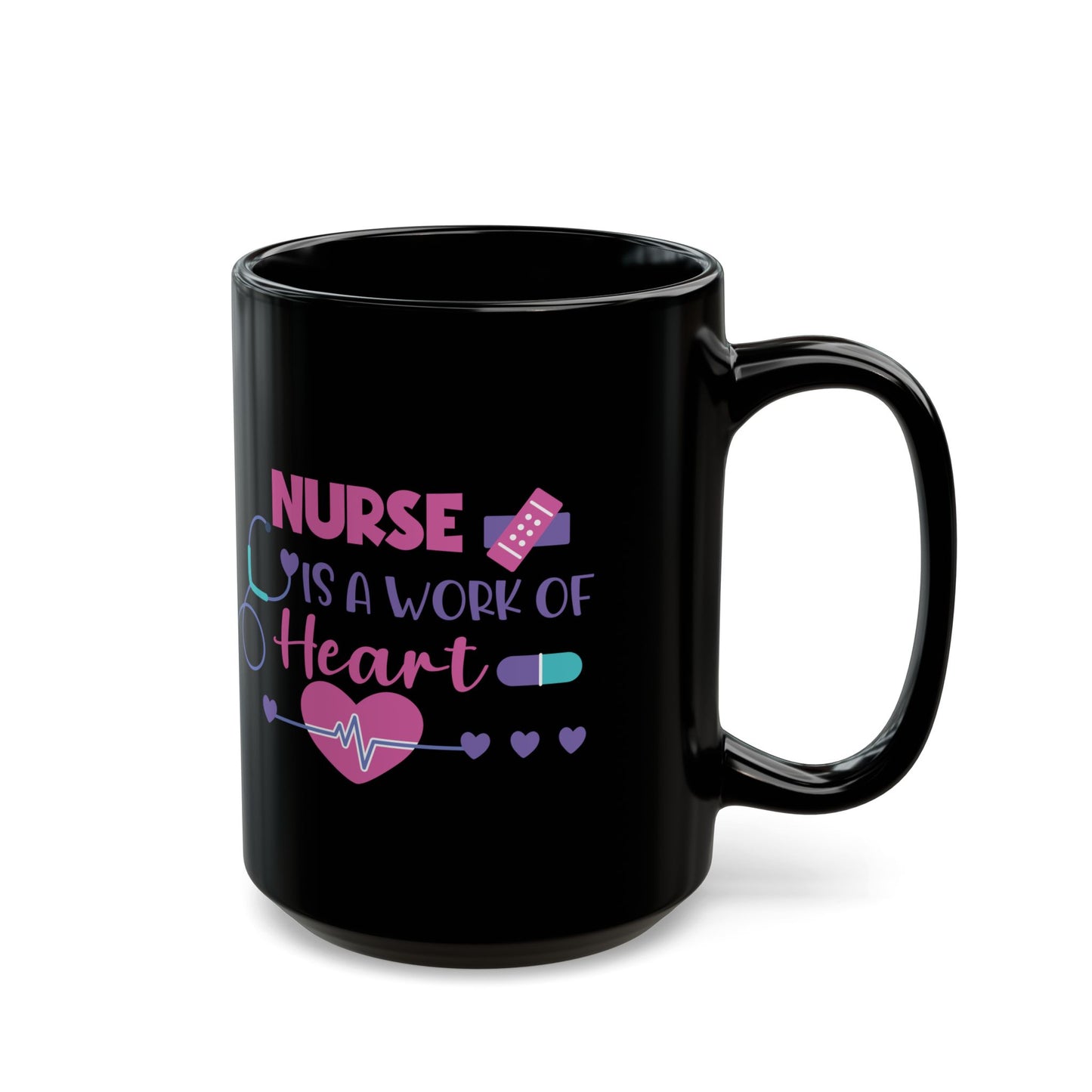 NURSE CIS A WORK 11oz & 15oz Black mug