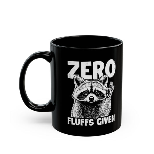 Zero Fluffs given Black Mug