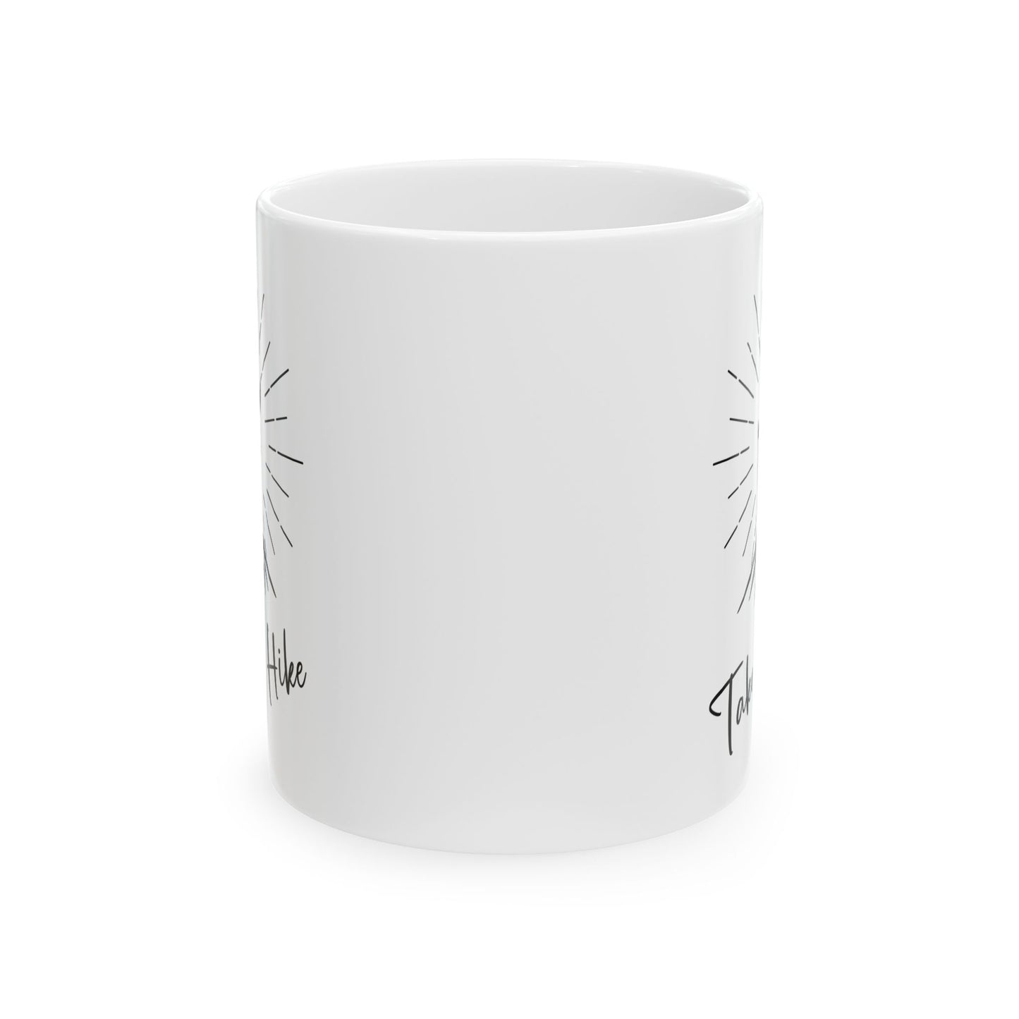 Funny Hiking Lover Adventure Tee for Outdoor Enthusiasts Ceramic Mug, (11oz, 15oz)