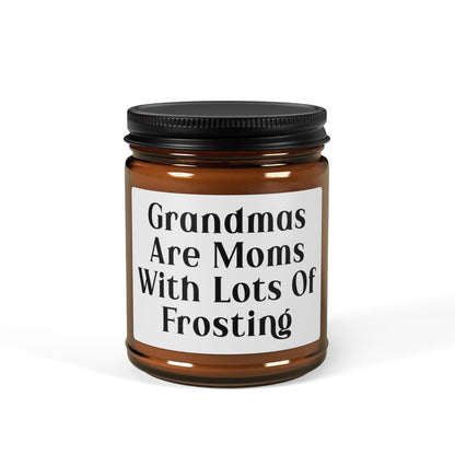 Grandmas Are Moms With Lots Of Frosting Candle