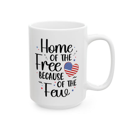 Fourth of July Mug – Support Our Troops American Pride Coffee Mug