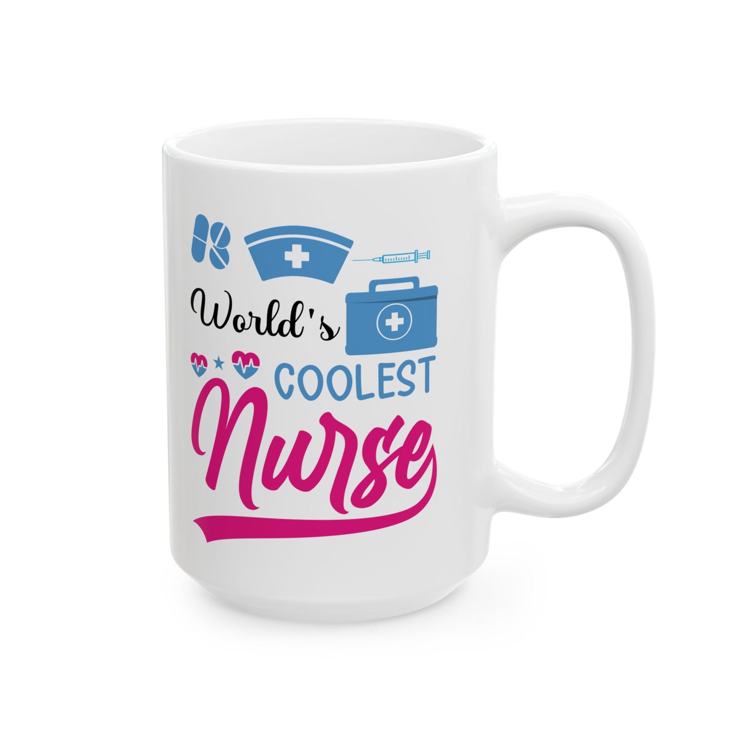 World's COOLEST 11oz & 15oz  White mug