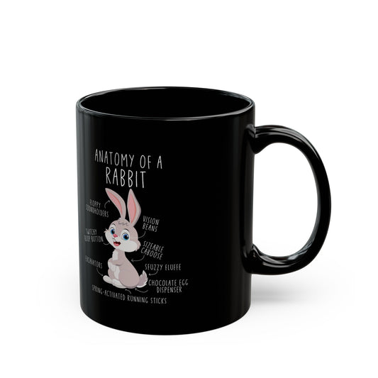 Anatomy of a Rabbit Mug – Funny Bunny Coffee Cup