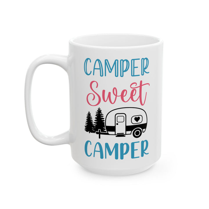 Retro Camper Mug Design Ceramic Mug, (11oz, 15oz)