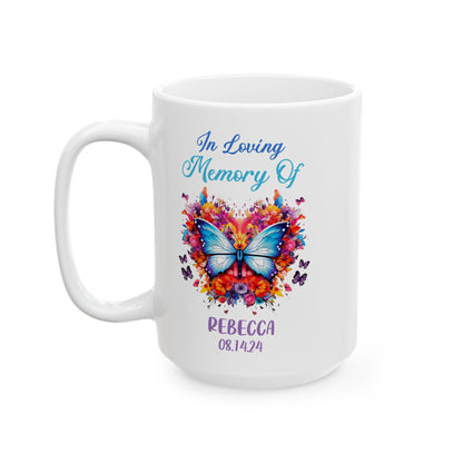 In Loving Memory Of Rebecca White Mug, (11oz, 15oz)