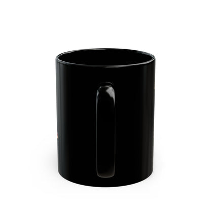 Black American Flag Mug with Letter R and Name Roman Personalized Patriotic Coffee Cup Gift for Men Veterans or Proud USA Supporters