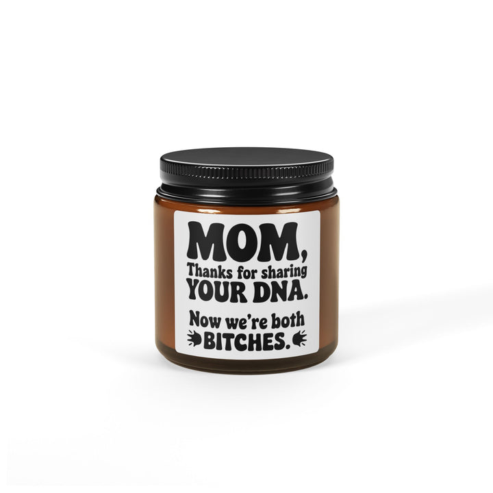 Thanks for Sharing Your DNA  Scented Soy Candle (Multi-Size, Amber Jar)