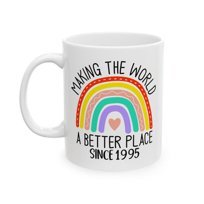 making the world 1995 Ceramic Mug, (11oz, 15oz)