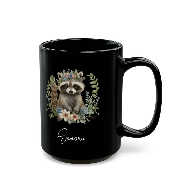 racoon custom, Black Mug (11oz, 15oz)