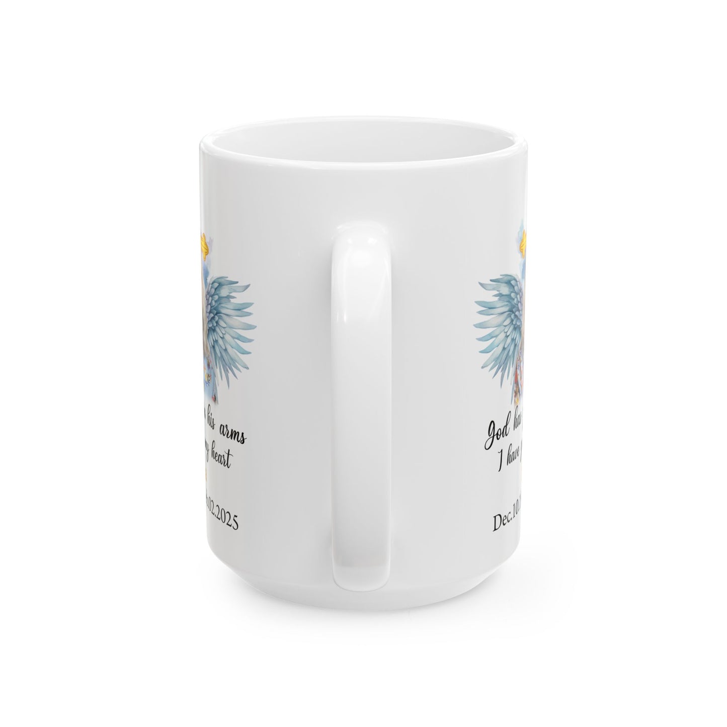 God Has You In His Arms Havia White Mug, (11oz, 15oz)