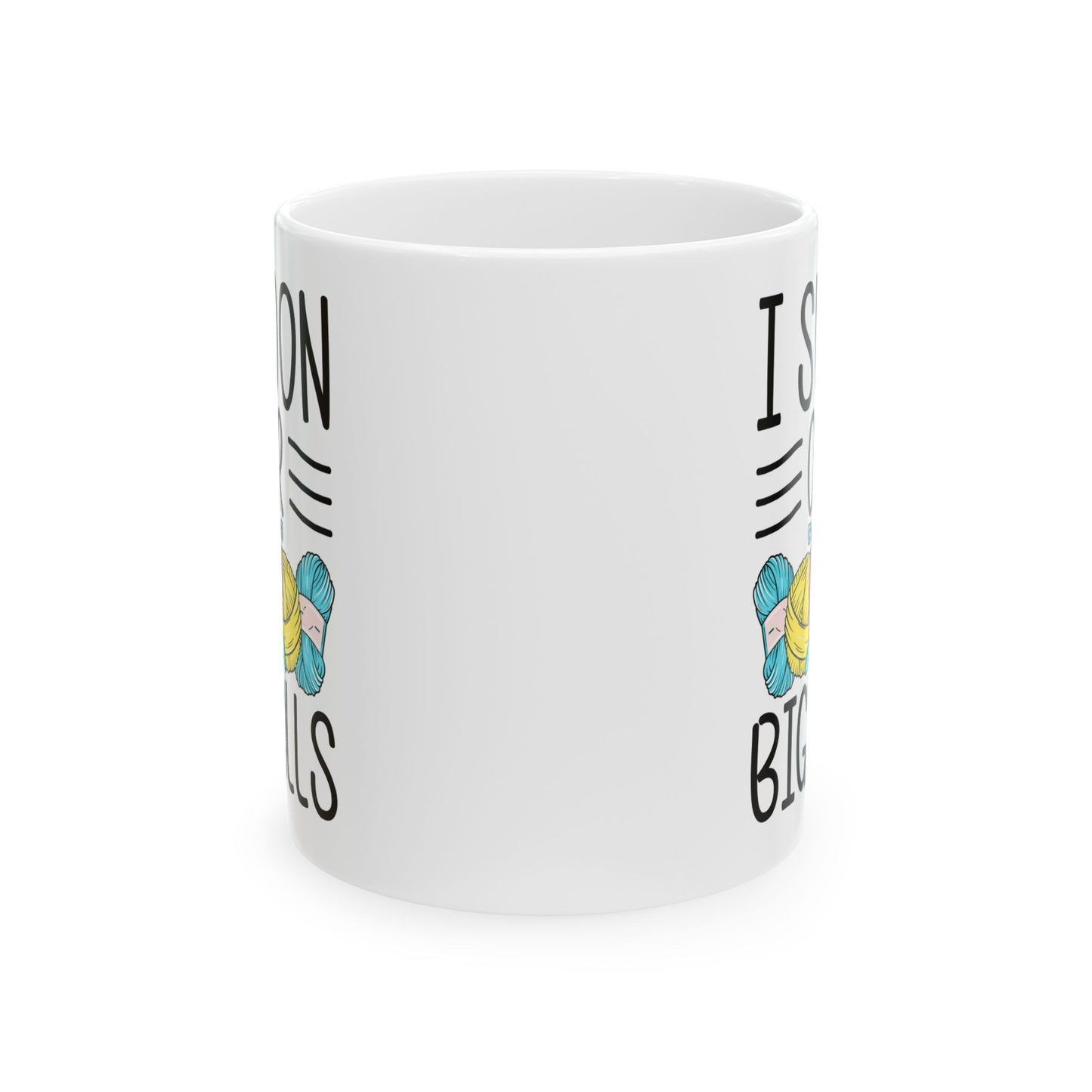 I Swoon Over Big Balls White Mug, (11oz, 15oz)