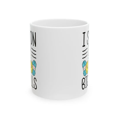 I Swoon Over Big Balls White Mug, (11oz, 15oz)