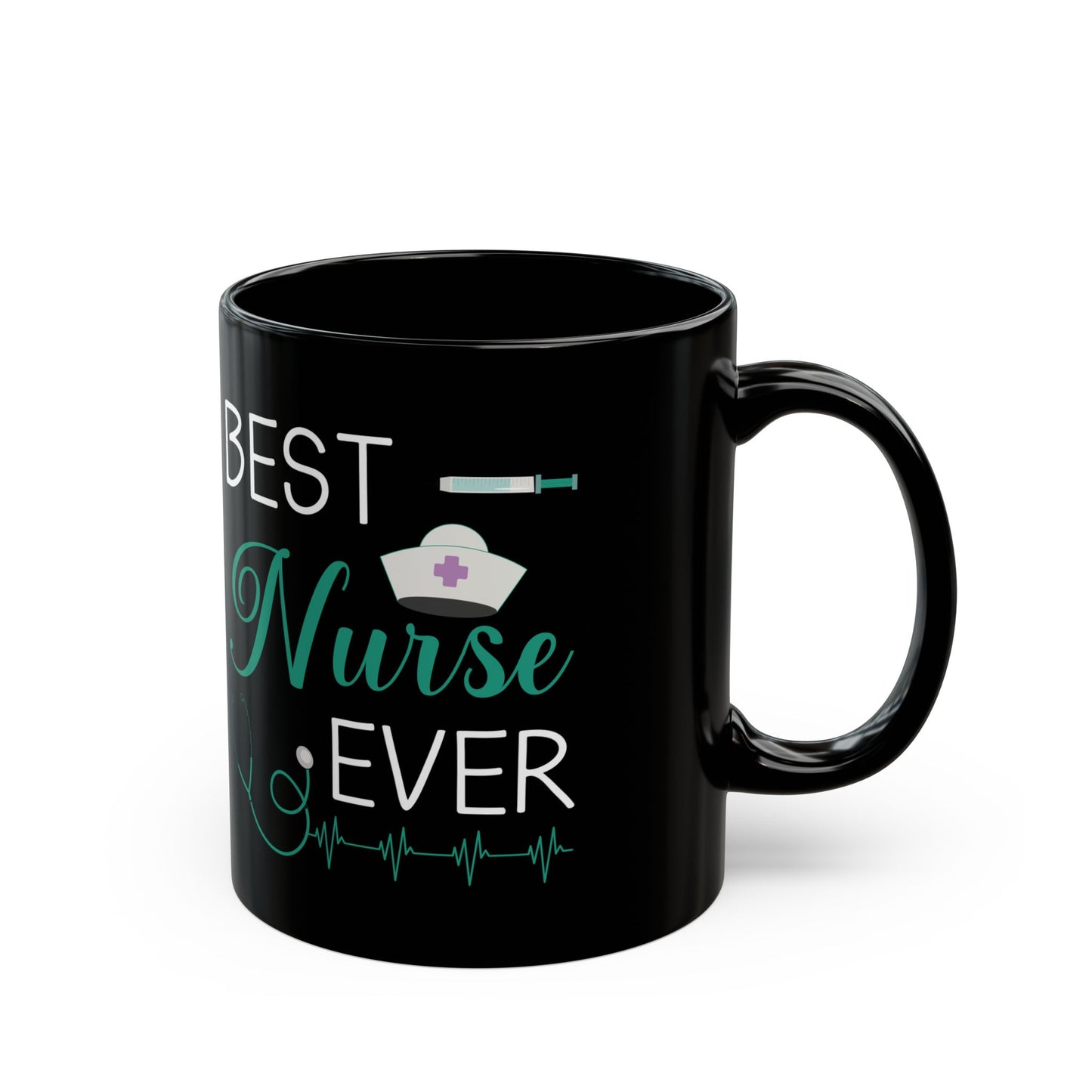 NURSE COMPASSION 1000% SLEEP 11oz & 15oz Black mug