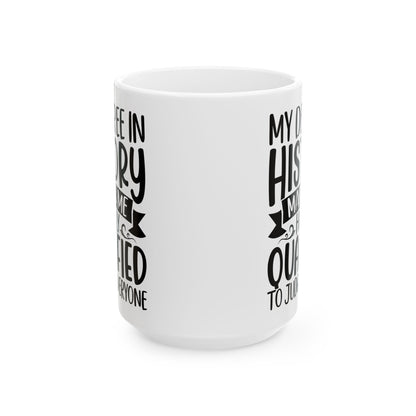 Promoted to Grandma Est 2025 White Mug, (11oz, 15oz)