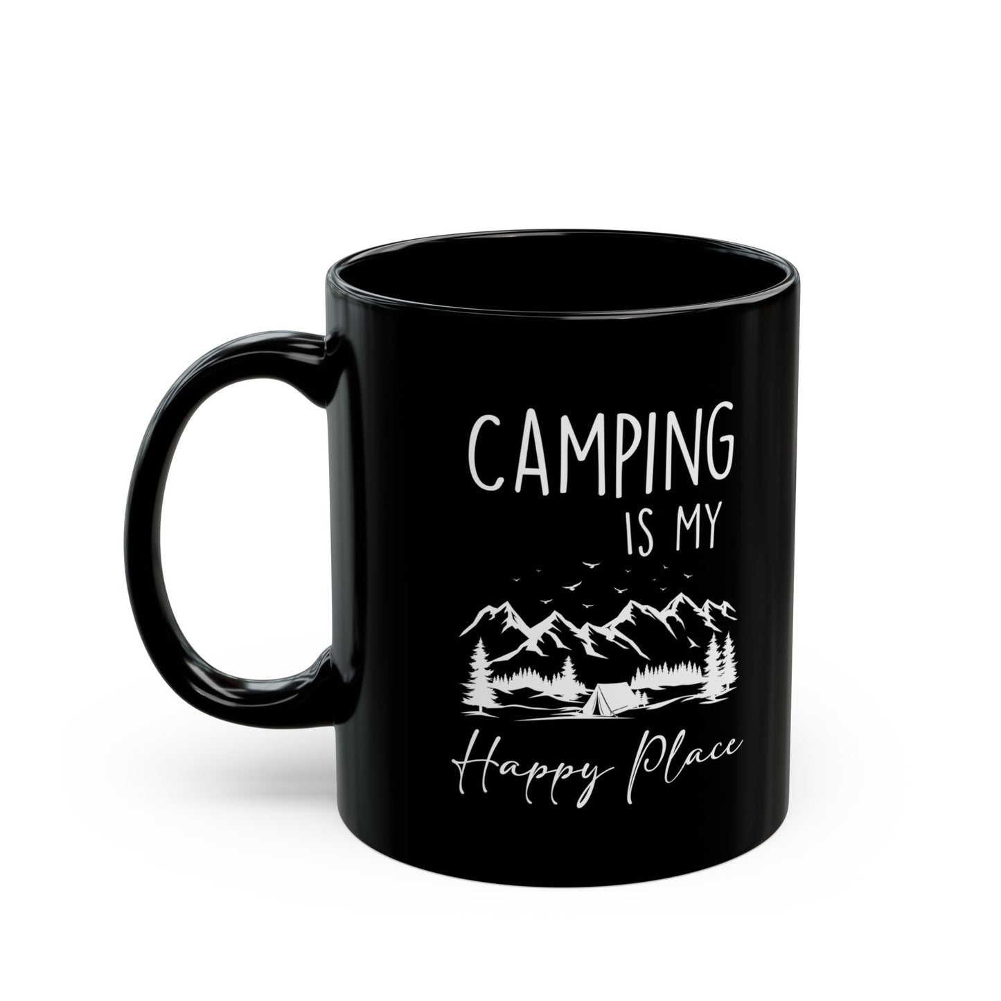 Rustic Camping Adventure Design Ceramic Mug, (11oz, 15oz)