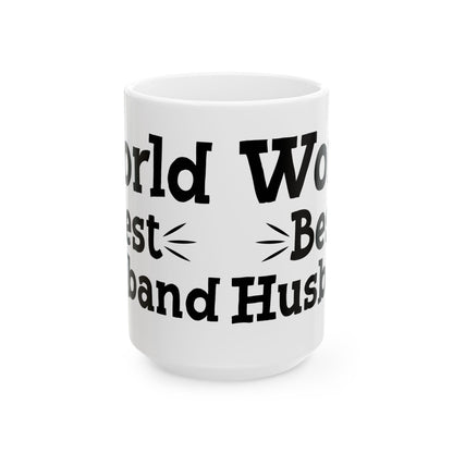 World Best Husband White Mug, (11oz, 15oz)