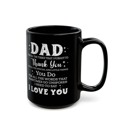 Dad Black Mug (11oz, 15oz)