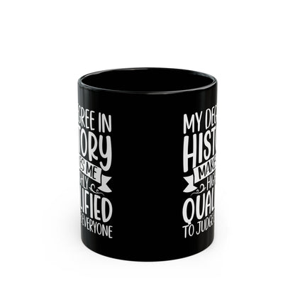 Promoted to Grandma Est 2025 Black Mug (11oz, 15oz)